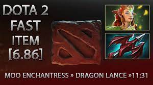 For agility heroes, it grants 240 health, 1.2 health regen, 2.33 armor, 14 attack speed and 14 attack damage. Dota 2 Fast Item Moo Enchantress Dragon Lance 11 31 6 86 Dota 2 Lone Druid 10 Things