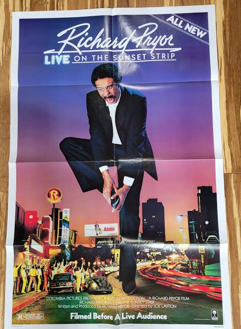 Richard Pryor: Live on the Sunset Strip - Original One-sheet Film Poster,  Columbia Pictures - Etsy