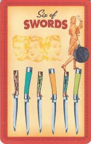 Six Of Swords Tarot Cards Art All Tarot Cards Astro Tarot