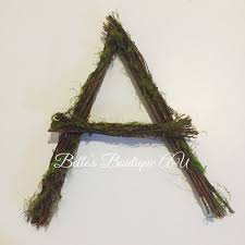 Twig Letters Woodland Nursery Decor Large Wooden Letters Rustic Home Decor Boho Wedding Decorations Woodland Nursery Decor Large Wooden Letters Boho Wedding Decorations