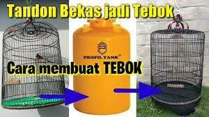 Tepat sekali jika anda membaca artikel ini. Membuat Tebok Sangkar Burung Dari Limbah Tandon Air Youtube