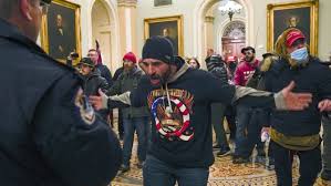 A us capitol police officer is being hailed as a hero after facing down an angry mob of supporters of president donald trump during last week's the word hero does not appropriately describe officer eugene goodman, he wrote in a tweet. Eugene Goodman Video Capitol Officer Praised For Drawing Mob Away