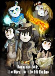 Bendy And Boris The Quest For The Ink Machine Bendy And Boris The Quest For The Ink Machine Bendy And The Ink Machine Disney Fan Art Anime