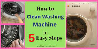 How To Clean A Front Loading Washing Machine With Bleach Happy Mom Hacks Clean Washing Machine Washing Machine Cleaner Front Loading Washing Machine
