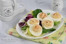 Uova Sode Ripiene Al Tonno E Maionese Ricette Che Passione