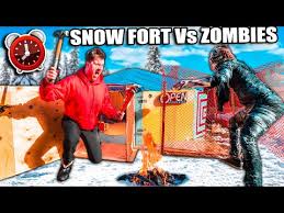 Memes about a celebrity dying or a important event are not allowed. Billionaire Snow Fort 24 Hour Challenge Vs Zombies Youtube