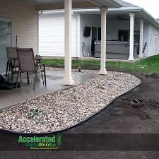 Black Plastic Tube Edging Landscape Edging Backyard Backyard Garden