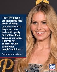 VERY HOPEFUL': Candace Cameron Bure has always proudly shared her Christian  faith, and is happy others are starting to do the same, saying, "I love  seeing this in our country." https://trib.al/AYrHTqJ