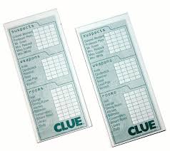 Maybe you would like to learn more about one of these? Clue Score Sheets Shefalitayal