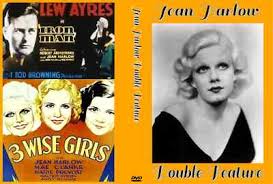 JEAN HARLOW DOUBLE FEATURE 1931-1932 Iron Man/Three Wise Girls | eBay