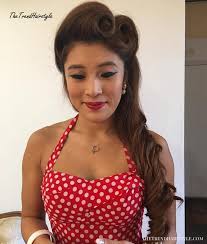 The short haircuts are great styles for hot days, but i don't cut my hair short, are there some great cool hair styles for long hair for these hot days? Voluminous Victory Rolls 40 Pin Up Hairstyles For The Vintage Loving Girl The Trending Hairstyle