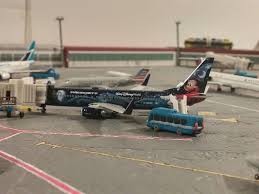 Westjet 737 800 Disney Livery Tidewater Shores International Airport International Airport Toy Car Airport