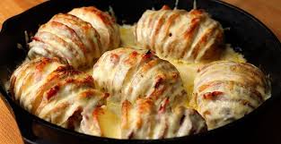 Croque Monsieur Hasselback Potatoes Recipe Hasselback Potatoes Food Cooking Tv