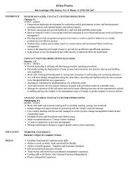 contact center / operations resume
