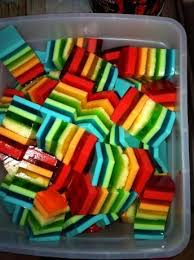 Rainbow Jello Recipe Food Com Recipe Rainbow Jello Recipe Jello Recipes Rainbow Jello