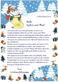 Benutze schönes briefpapier oder einfaches, weißes. Kinderbrief Brief Vom Weihnachtsmann