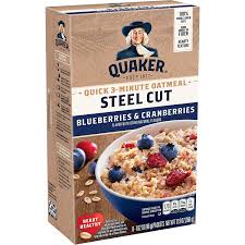 Quaker instant oatmeal makes for a healthy profit… for quaker. Buy Quaker Steel Cut Oats Quick 3 Minute Oatmeal Cranberries And Blueberries Breakfast Cereal 8 Packets Per Box Pack Of 6 Boxes Online In Vietnam B00p25m3mg