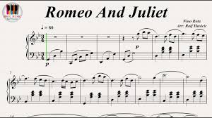 F#m e d c#m telah tiba waktuku bm a g e tuk berpisah denganmu f#m e d c#m menangislah untukku bm a g sampai akhir kau di sampingku e di hatiku. Romeo And Juliet Nino Rota Piano Pdf Chords Chordify