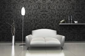 اعتمد خامة الميتاليك عند اختيار ورق الحائط لمنزلك شاهد الصور Luxury Living Room Expensive Decor Black Wallpaper For Walls