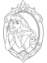 A few boxes of crayons and a variety of coloring and activity pages can help keep kids from getting restless while thanksgiving dinner is cooking. Princess Aurora In The Mirror Coloring Page Kids Play Color