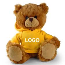 Discover personalized dolls, teddy bears, bunnies, ducks, monkeys, elephants and other stuffed animals perfect for celebrating. China Company Mascot Low Moq Custom Printed Logo Personalized Stuffed Soft Toy Plush Brown Teddy Bear With Hoodies China Stuffed Toy And Plush Toy Price
