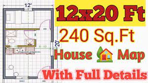 Get 12x24 shed plans for your backyard today! 12x24 House Plans 12x24 Tiny House 280 Sq Ft House Plans By House Design Urdu Hindi Youtube