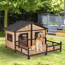 Comprar una caseta para perro grande es fácil si eliges una de las que te mostramos a continuación, aunque en el enlace anterior vas a encontrar más modelos, más precios y casas para perros grandes de todo tipo de. Casa Para Perro Grande De Madera Refugio Para Mascotas Elevado Cubierta Para Porche De Siesta 59 X 64 X 39 Casas Jaulas Y Corrales Aliexpress