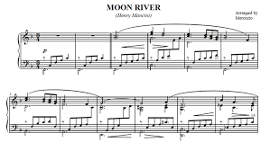Moon River Henry Mancini Arranged For Piano By Mercuzio Played By Paul Moon River Piano Learn Piano
