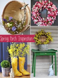 Want to update your home's decor? Spring Porch Inspiration The Scrap Shoppe