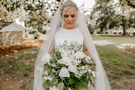 You can go through photo examples to find your ideal bouquet. Wedding Bouquets Of White Florals By Kimberly