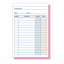 Guardarguardar model nota comanda para más tarde. Talonario De Facturas Y Comandas Para Restaurantes Bares Hoteles Con 50 Paginas