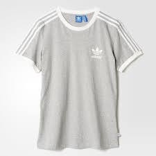 Black And White Adidas T Shirt Women S Adidas 3 Stripes Tee Grey Adidas Us Adidas Shirt Women Addidas Shirts Clothes