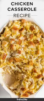 Who doesn't love a recipe that takes only 5 minutes to pull together and tastes great too! Chicken Casserole With Campbell S Canned Soup Chicken Recipes Casserole Campbells Soup Recipes Cambells Recipes