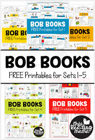 Learn To Read With Bob Books And These Free Printables For Sets 1 5 From This Reading Mama Preschool Reading Bob Books Homeschool Reading