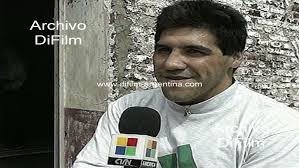 Marcelo Dominguez entrenando en el gimnasio Oscar Bonavena 1996