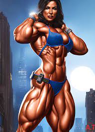 My best art — №1485 Muscular woman (muscle female bodybuilders,...