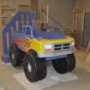 Create your toddler room with a monster truck toddler bed decor theme. Monster Truck Bed Designed By Tanglewood Design
