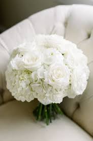 Maybe you would like to learn more about one of these? Round All White Bridal Bouquet Of Hydrangea Roses Ranunculus By Lark Floral Photo By Ca White Flower Bouquet White Bridal Bouquet White Rose Bridal Bouquet