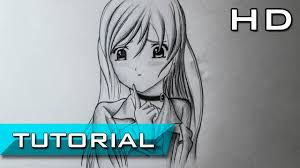 How To Draw A Anime Manga Face For Beginners Step By Step With Pencil Tutorial Youtube