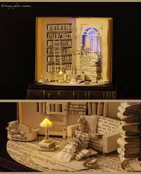 Book Sculpture The Paper House Book Sculpture Book Art Sculptures Altered Book Art