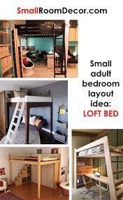 16 Standart And 2 Extreme Small Bedroom Layout Ideas From 65 To 140 Sf Small Room Layouts Small Bedroom Layout Bedroom Furniture Layout