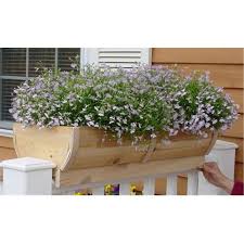 Our diverse selection includes options for narrow railings as well as wide deck rails. 28 In Deck Rail Planter Walmart Com Walmart Com