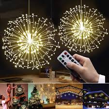 When used with incandescent lights, the lights will come on at equal brightness for each of the (two) polarities assuming the same voltage. Buy Festival Hanging Starburst String Lights 120leds Diy Firework Copper Fairy Garland Christmas Lights Outdoor Twinkle Light At Affordable Prices Free Shipping Real Reviews With Photos Joom