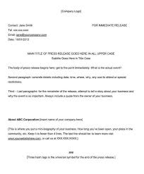 The answer to the question: How To Write A Press Release 12 Press Release Templates Examples