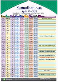 So this year it will be on 13th may 2021. Photo Ramadan 2020 Timetable For London Uk International Shia News Agency