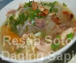 Sebab, kuah kaldu soto kudus tidak mengandung santan. Resep Soto Daging Sapi Enak Info Resep
