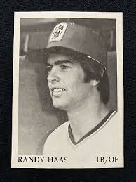 1975 TCMA Clinton Pilots Team Set RANDY HAAS Minor League Card