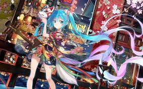 Pin De Paola Novelo Farfan En Comics Anime Manga And Series Dibujos De Hatsune Miku Fotos De Hatsune Miku Kimono Anime