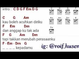 C aku mau mendampingi dirimu. Chord Lagu Once