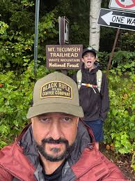 Hiking and exploring in New Hampshire mountains